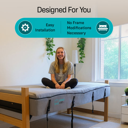 Expand a Bed Cooling Gel Memory Foam Proprietary Twin XL Mattress Topper (Out of Stock Until Late June!)