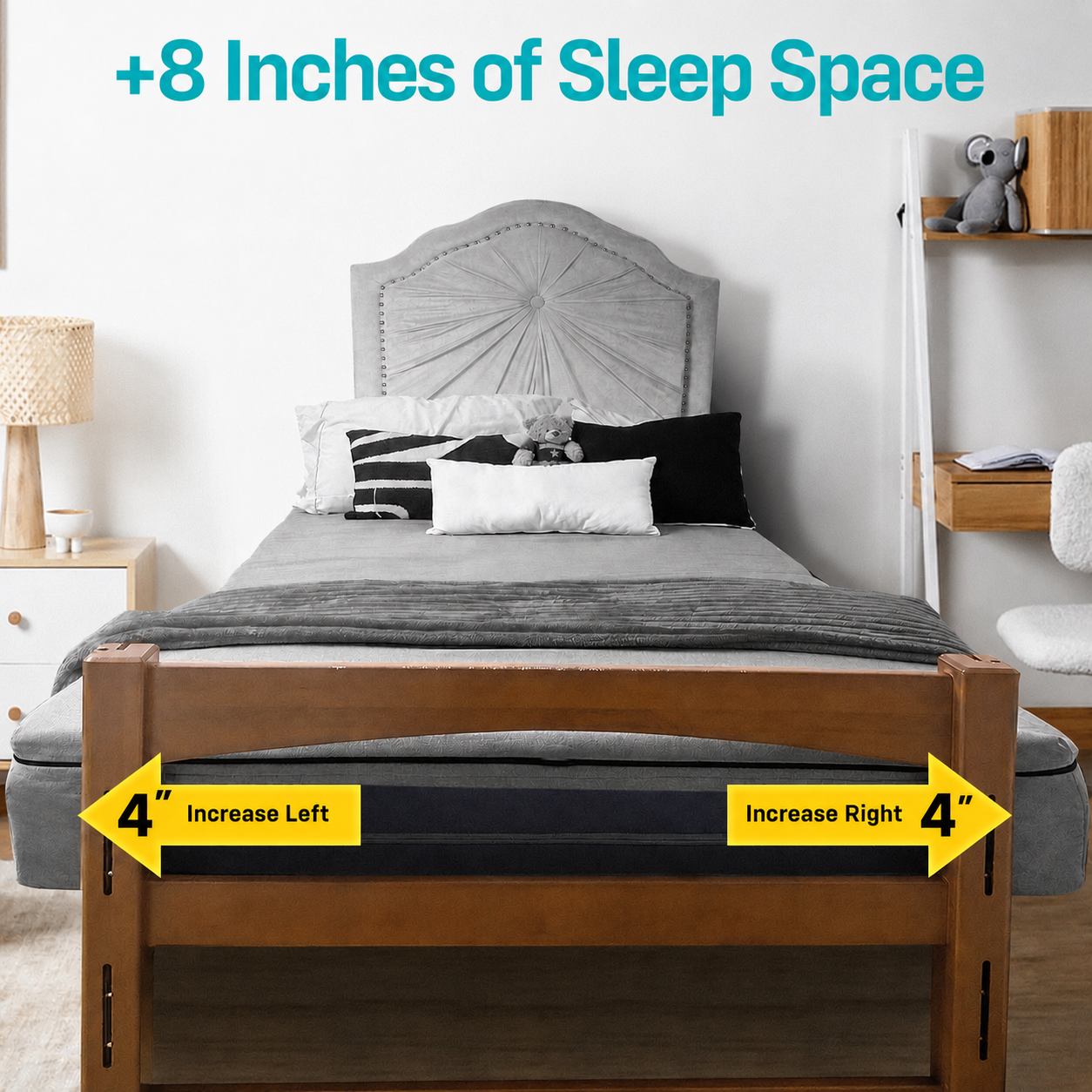 Expand a Bed Cooling Gel Memory Foam Proprietary Twin XL Mattress Topper (Delivery in Early July!)